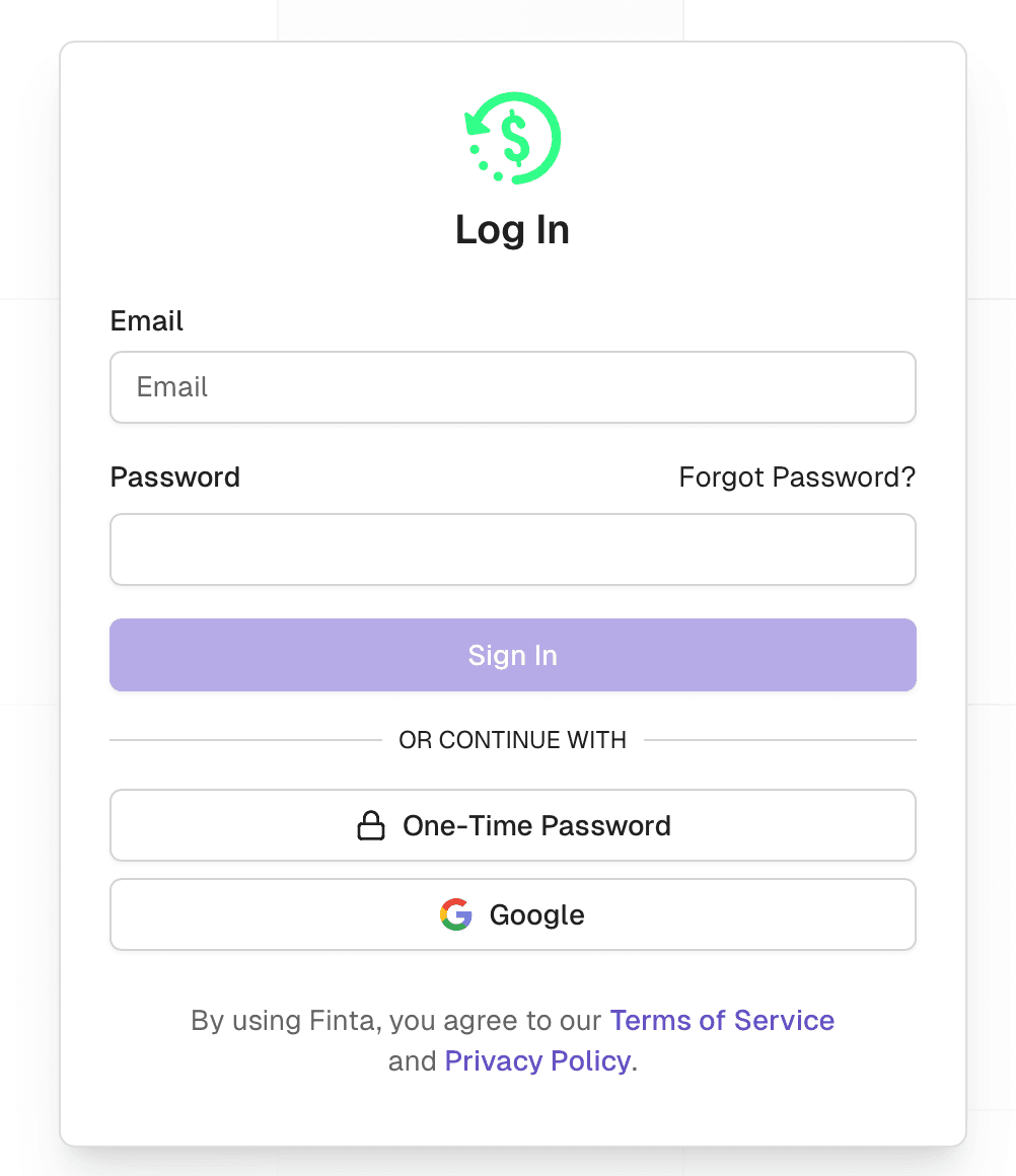 Change Email and Password Reset