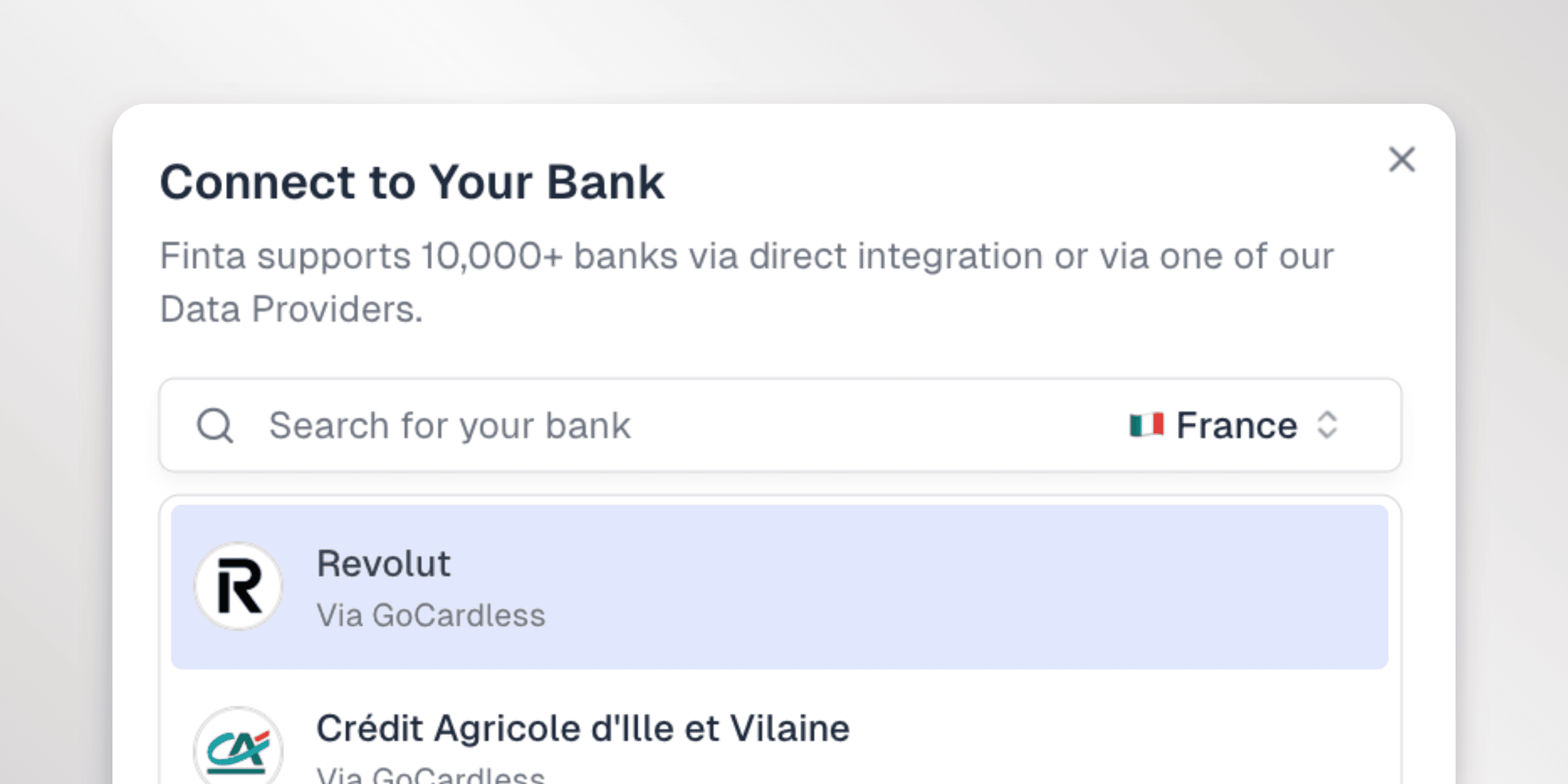 Finta Now Supports European Banks