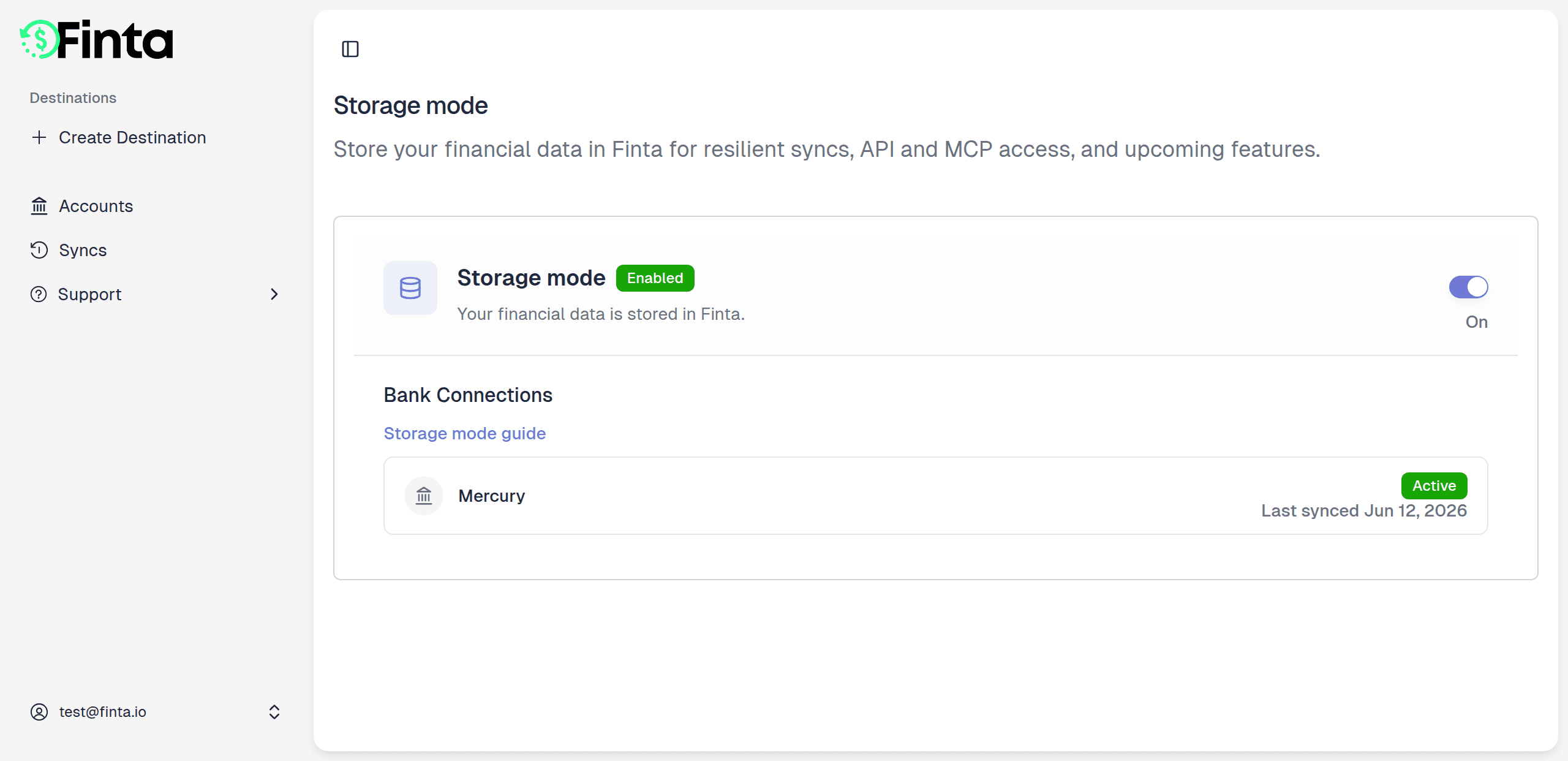Introducing Storage Mode